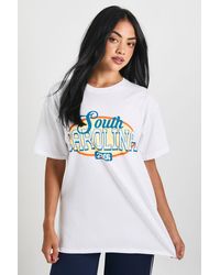 Boohoo - South Carolina Printed T-Shirt - Lyst