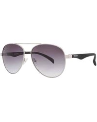 Kenneth Cole - Gray Metal Sunglasses - Lyst