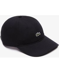 Lacoste - Organic Cotton Twill Cap - Lyst