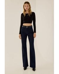 Hiccup - High Waist Straight Fit Denim Jeans - Lyst