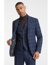Antique Rogue - Tweed Overcheck Suit Jacket - Lyst