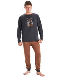 Munich - Winter Pajamas Long Sleeve Round Neck Mu1 - Lyst