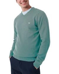 Crew - Jumper V Neck Long Sleeve Regular Fit Lightweight Knit Sweat - Lyst