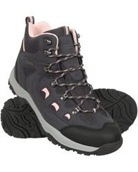Mountain Warehouse - 'Adventurer' Waterproof Rain Boots Cushioned Footbed Mesh Lining Trail Trekking Wellies - Lyst