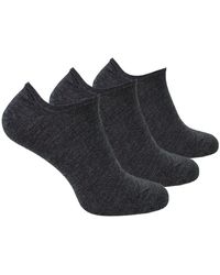 Steve Madden - 3 Pairs Multipack Merino Wool Invisible Socks - Lyst