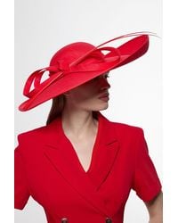 Karen Millen - Quill Bow Detailed Disk Fascinator - Lyst