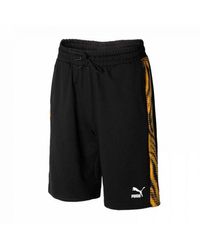 PUMA - Wild Pack Shorts Graphic Print Casual Pant 579509 01 Textile - Lyst