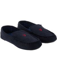 Farah - Nicken Moccasin Slippers - Lyst