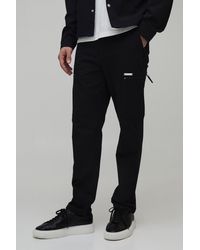 BoohooMAN - Slim Technical Cargo Trouser - Lyst
