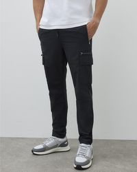 River Island - Cargo Trousers Skinny Fit Nylon - Lyst
