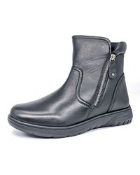 Dr Keller - Laurel Leather Zip Up Wide Fit Boots - Lyst
