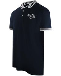 Moschino - Love Polo Shirt Small Heart Logo Cotton - Lyst
