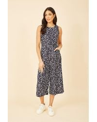 Mela London - Blotch Print Culotte Jumpsuit - Lyst