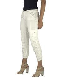 Met - Long Trousers With Narrow Cut And Elastic Hems 70Dbf0646-R216 - Lyst