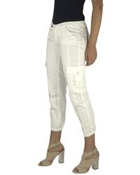 Met - Long Trousers With Narrow Cut And Elastic Hems 70Dbf0646-R216 - Lyst