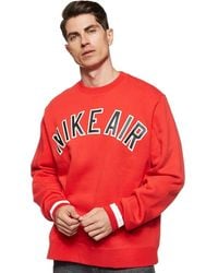 Nike - Air Fleece Crew Sweatshirt - Lyst