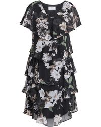 Gina Bacconi - Debbie Print Tiered Dress - Lyst