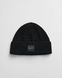 GANT - Cotton Ribbed Beanie Colour: 5 - Lyst