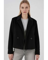 Bigdart - Textured Double Breasted Jacket - Lyst