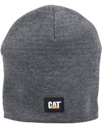 Caterpillar - Logo Knit Adults Beanie Hat - Lyst