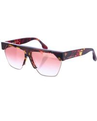 Victoria Beckham - Acetate Sunglasses With Rectangular Shape Vb622S - Lyst
