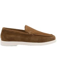 Loake - Tuscany Suede Casual Shoe Chestnut - Lyst