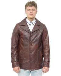 Infinity Leather - Vintage Trench Style Crombie Coat-Macau - Lyst
