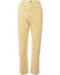 WÅVEN - Waven High Rise Straight Leg Jeans - Lyst