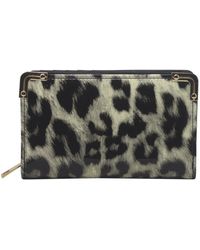 SVNX - Shine Leopard Print Purse - Lyst