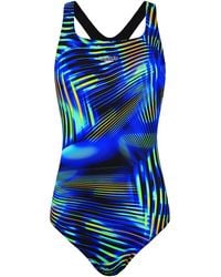 Speedo - Printed Medalist Swimsuit Nylon - Lyst
