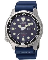 Citizen - Promaster Marine Mannen Horloge Blauw Ny0040-17lem - Lyst