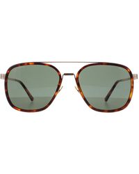 Police - Aviator Shiny Havana Splc49 Lewis 21 - Lyst