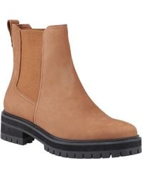 TOMS - Bennet Leather Boots - Lyst