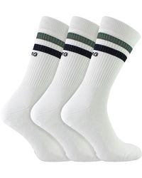 Björn Borg - 3 Pack Core Sport Ribbbed Top Crew Socks For - Lyst