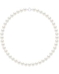 Ateliers Saint Germain - Necklace Row Princess Of Real Cultured Freshwater Pearls Round 8-9 Mm - Lyst