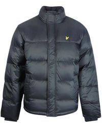Lyle & Scott - Wadded Puffer Jacket Nylon - Lyst