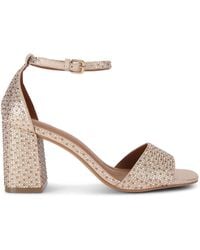 Kurt Geiger - Square Block Heel Sandals - Lyst