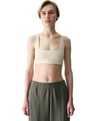 Penti - Ribbed Cotton Modal Sports Bra - Lyst