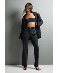 Boohoo - The High Waist Mom Jean - Lyst