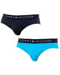 Tommy Hilfiger - Pack-2 Slips Breathable Fabric And Anatomical Front Um0Um00367 - Lyst