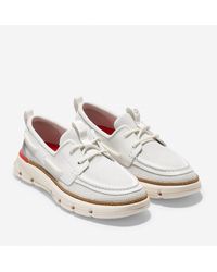 Cole Haan - 4.Zerogrand Regatta Nylon Blanc De Loafers - Lyst