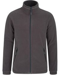 Mountain Warehouse - Bernard Windproof Fleece Jacket (Dark) - Lyst
