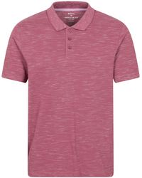 Mountain Warehouse - 'Dawnay Pique' Slub Textured Polo Shirt Comfy Casual T-Shirt Cotton - Lyst