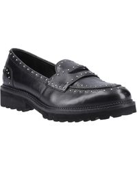 Hush Puppies - Genie Leather Standard Loafers - Lyst