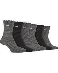 Jeep - Ladies 6 Pack Bamboo Boot Socks - Lyst