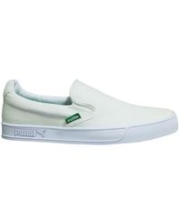 PUMA - Smash Vulc Slip On K White S Trainers 367617 02 - Lyst