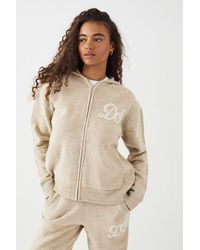 DSGN Studio - Knitted Zip Through Hoodie - Lyst