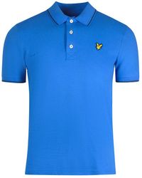 Lyle & Scott - Tipped Collar Spring Polo Shirt Cotton - Lyst