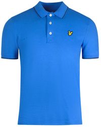 Lyle & Scott - Tipped Collar Spring Polo Shirt Cotton - Lyst