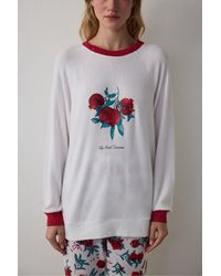 Penti - Broken Best Season New Year Printed Crew Neck Thermal Effect Pajama Top - Lyst